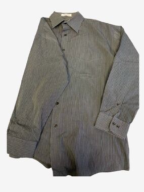 Joseph & Feiss grey striped dress shirt